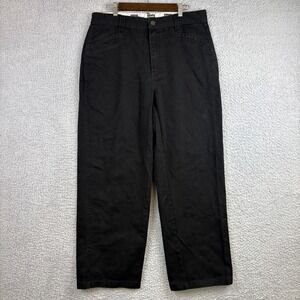 County FB Work Pants Mens 36x32 Black Baggy Cholo Lowrider Streetwear Skater